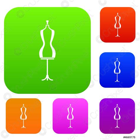 Mannequin Set Collection Stock Vector 4665175 Crushpixel