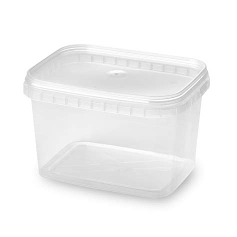 Ml Rectangular Tamper Evident Containers And Lids