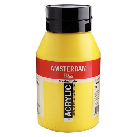 Amsterdam Standard Akryl 1000ml 275 Primary Yellow Global Hobby Og