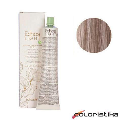 Безаммиачная краска для волос Echosline Light beige бежевый платиновый ...