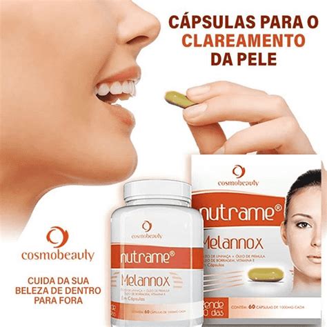 Nutrame Mellanox Capsulas Para Tratamento Melasmas E Manchas 60