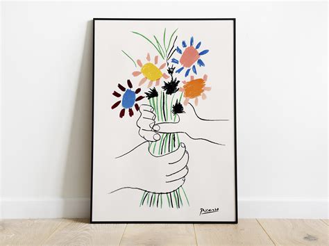 Picasso Flower Drawings