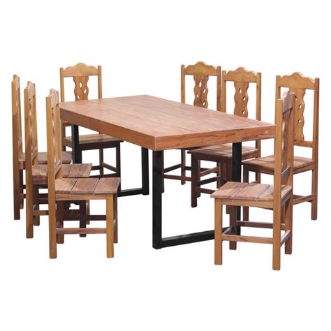 Conjunto Mesa De Jantar M Cadeiras Paris Em Madeira Demoli O E