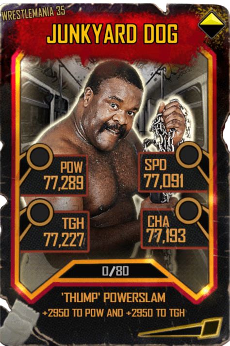 Junkyard Dog Wwe Supercard Roster