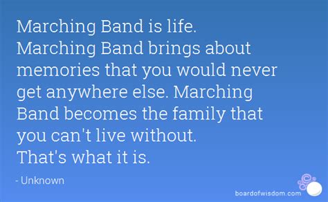 Marching Band Quotes Inspirational