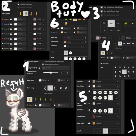 Ponytown Body Tutorial Body Colour Skin Color Town Games Pony