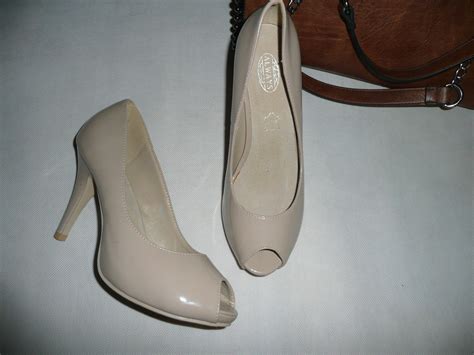 CZÓŁENKA NUDE platforma buty Allegro pl