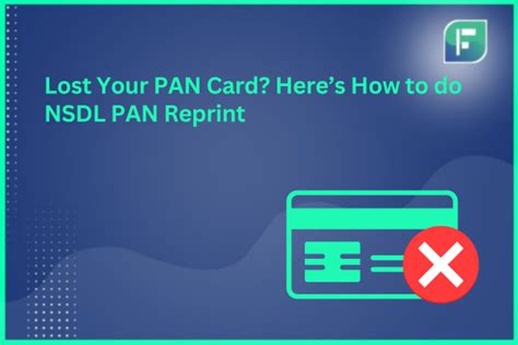 Lost Your Pan Card Heres How To Do Nsdl Pan Reprint By Startupfino