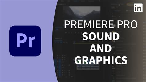 Premiere Pro Tutorial Essential Sound And Graphic Panel Youtube