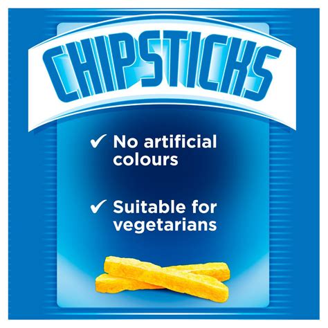 Smiths Chipsticks Salt And Vinegar Snacks 6 Per Pack Zoom