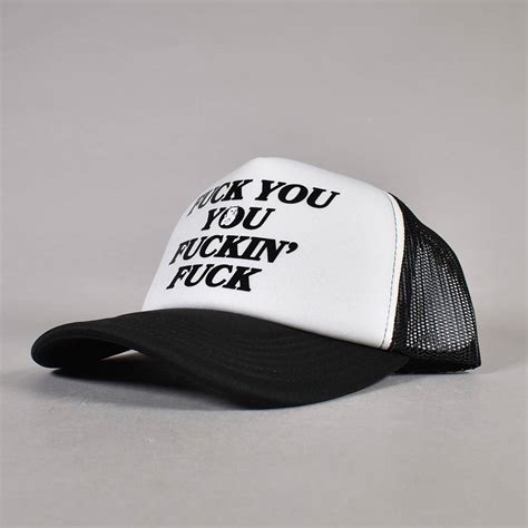Rip N Dip Fuckin Fuck Snapback Trucker Cap Black SKATE CLOTHING From Native Skate Store UK