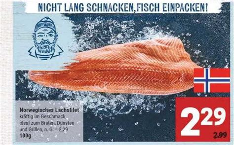 Norwegisches Lachsfilet Angebot Bei Marktkauf