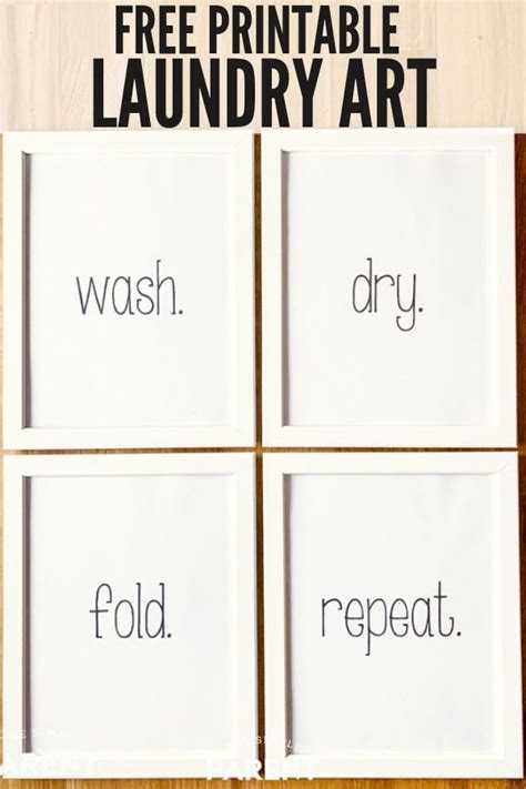 Laundry Room Printable Art