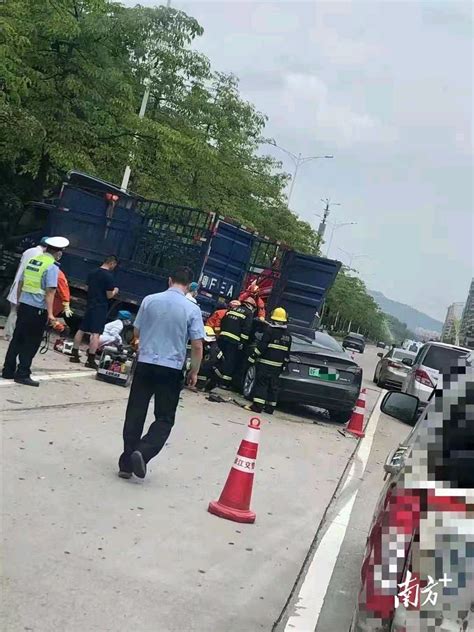 韶关一特斯拉追尾货车，警方通报：驾驶人当场死亡南方plus南方