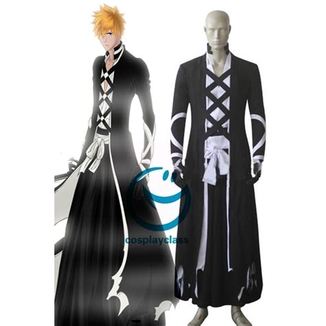 Bleach Ichigo Kurosaki New Bankai Look Cosplay Costume Cosplayclass