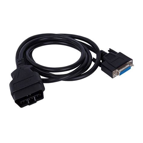 Obd Ii 16 Pin Male To Female Extension Cable To Db15pin Converter Cable