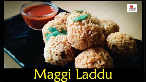 Crispy Maggi Laddu Maggi Balls Maggi Pakora Recipe Easy Maggi