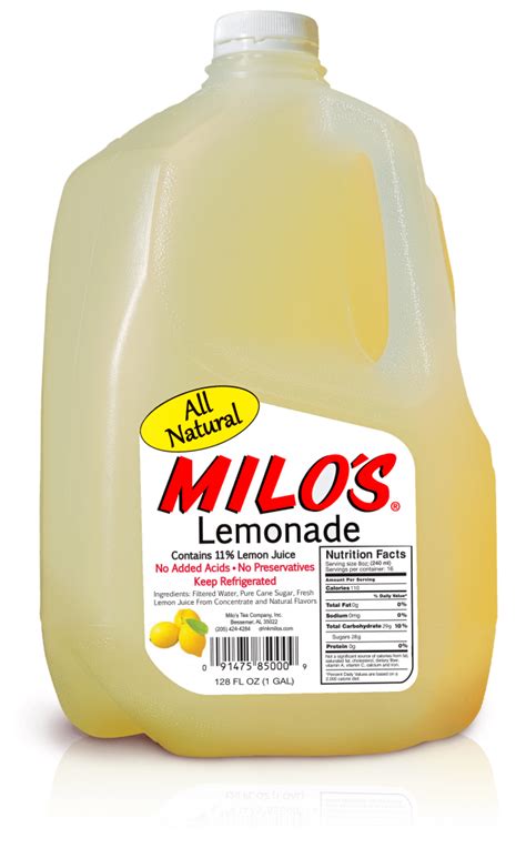 Lemonade Milos Tea Company Inc