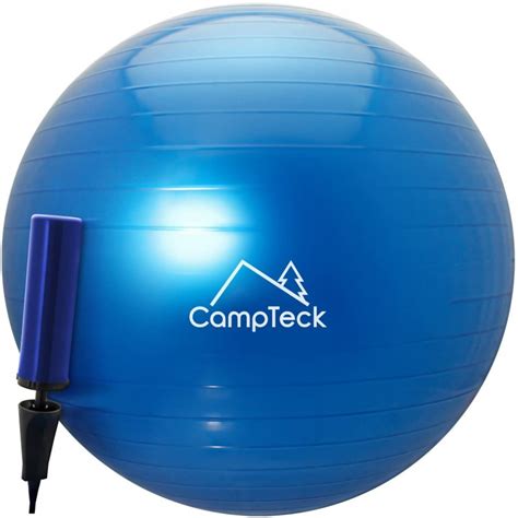 Ballon De Gym Bleu Campteck Cm Fitball