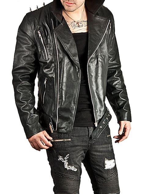 Nicolas Cage Ghost Rider Motorcycle Leather Jacket Bay Perfect