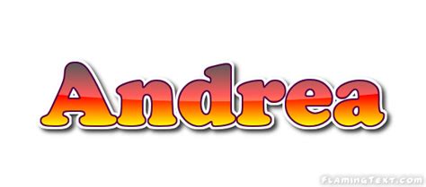 Andrea Logo | Free Name Design Tool from Flaming Text