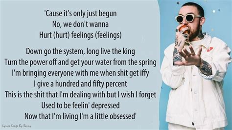 Mac Miller Hurt Feelings Lyrics Songs Youtube