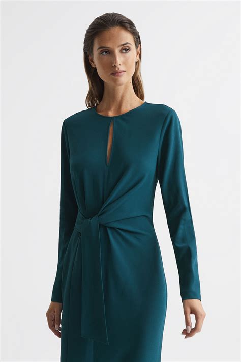 Buy Reiss Valentina Tie Waist Bodycon Midi Dress From Next Ireland