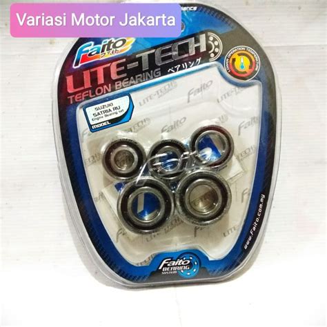 Laher Bearing Mesin Full Set Faito Lite Tech Satria T Lazada Indonesia