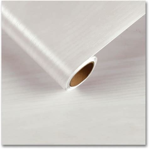Papier Peint Texturé Effet Bois Blanc - Papier Peint Autocollant Pour ...