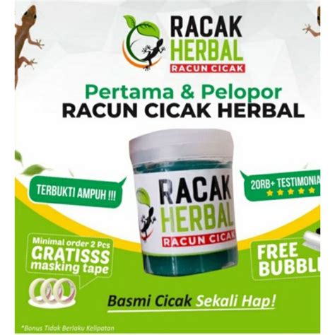 Jual Racak Herbal Racun Cicak Racco Hijau Ampuh Basmi Cicak Tokek Dan