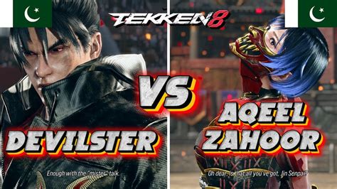 Tekken Devilster Jin Kazama Vs Aqeel Zahoor Reina Player Matches