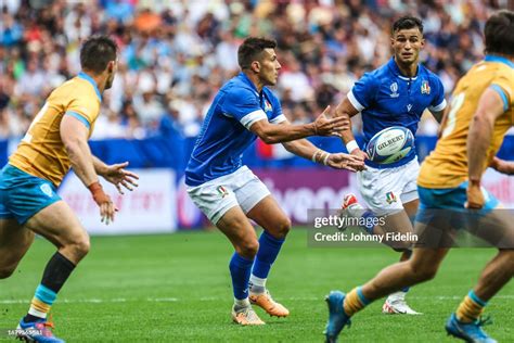 Tommaso ALLAN of Italy during the Rugby World Cup 2023 match between ...