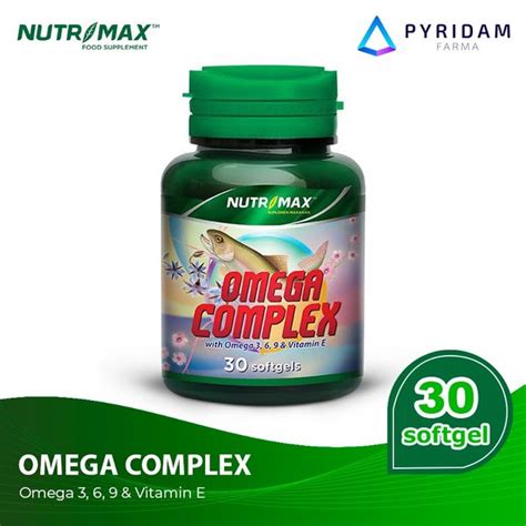 Jual Nutrimax Omega Complex Vitamin Omega Komplek 30 Tablet Di Lapak