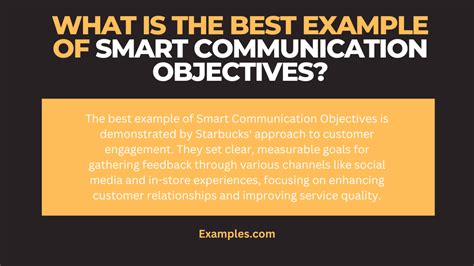 Smart Communication Objectives 9 Examples How To Write