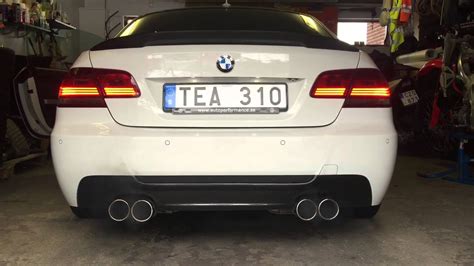 Bmw E92 335i N54 2008 Remus Catback Quadpipes Youtube