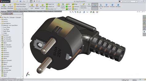 Solidworks Tutorial Sketch AC Power Plug In Solidworks YouTube