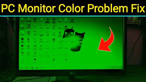 How To Fix Monitor Color Problem Pc Monitor Color Problem YouTube