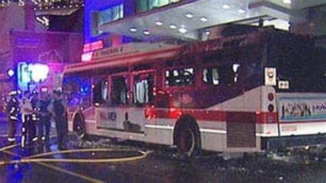 Ttc Bus Set On Fire Toronto Cbc News