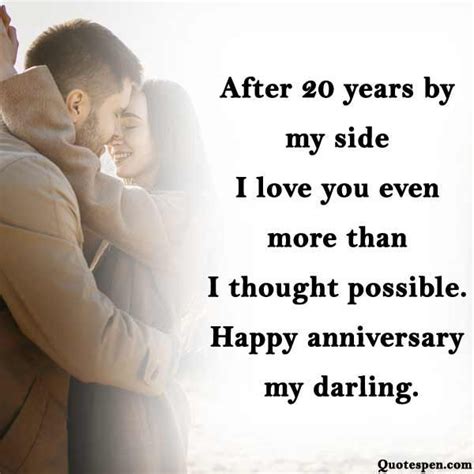 20th Wedding Anniversary Wishes Quotes To Husband Anniversary Wishes