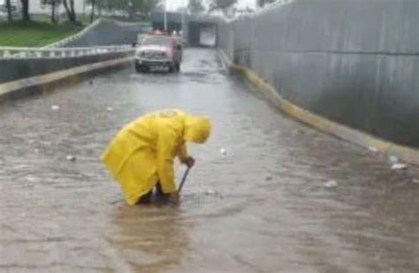 La lluvia de esta mañana provoca inundaciones en Guadalajara