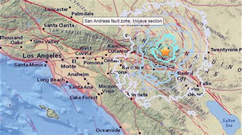 Magnitude 39 Earthquake Shakes Parts Of San Bernardino Riverside