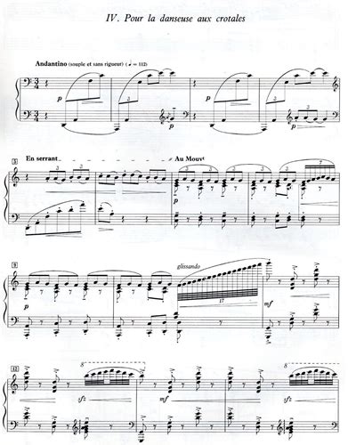 Debussy Seis Epígrafes Antigas Para Piano Solo Edition Peters Six