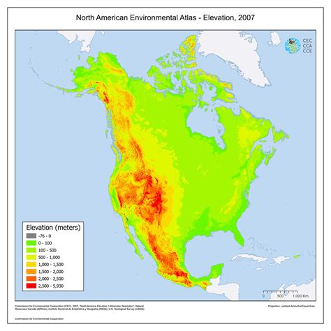 Map Of Continents America