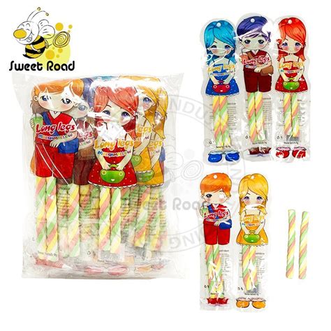 Twist Marshmallow Cartoon Marshmallows With Long Legs Twist Marshmallow