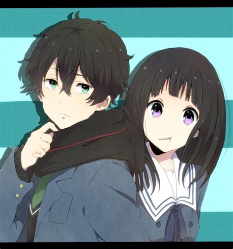 Hyouka Oreki Houtarou Chitanda Eru Hyouka Chitanda Charlotte Anime