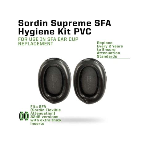 Sordin Supreme Hygiene Kit Norma USA