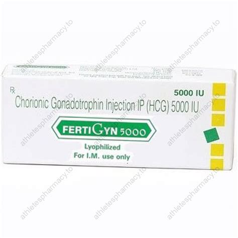 Buy HCG Fertigyn 5000 IU Human Chorionic Gonadotropin By Sun Pharma