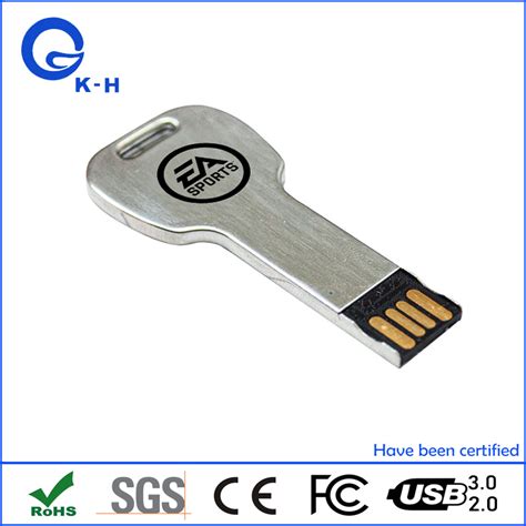 Thin Metal USB 2 0 Key Shaped Flash 32GB Memory Driver China USB