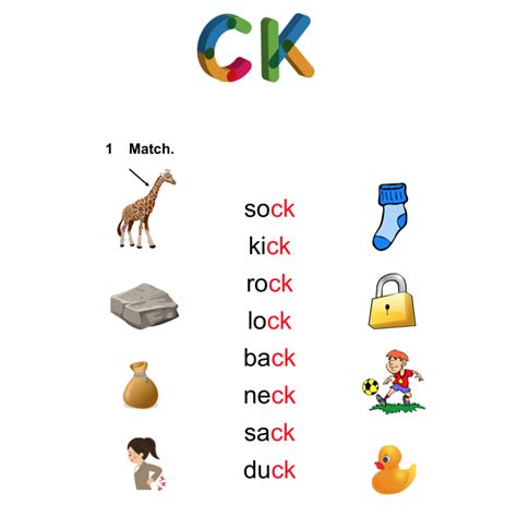 Ck Sound Worksheets