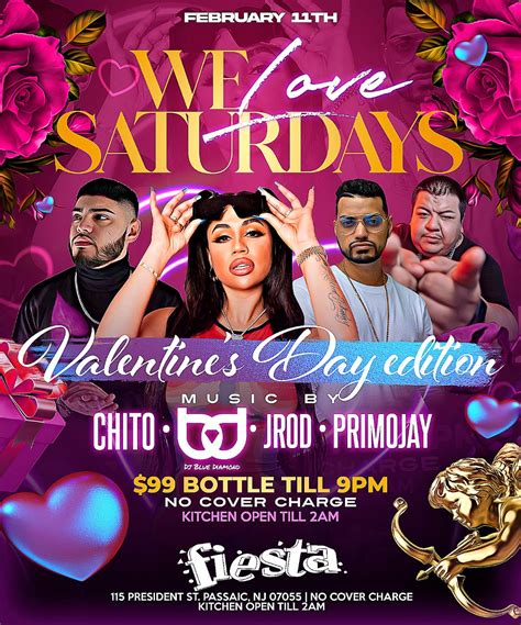 We Love Saturdays Valentines Day Edition Tickets Boletosexpress